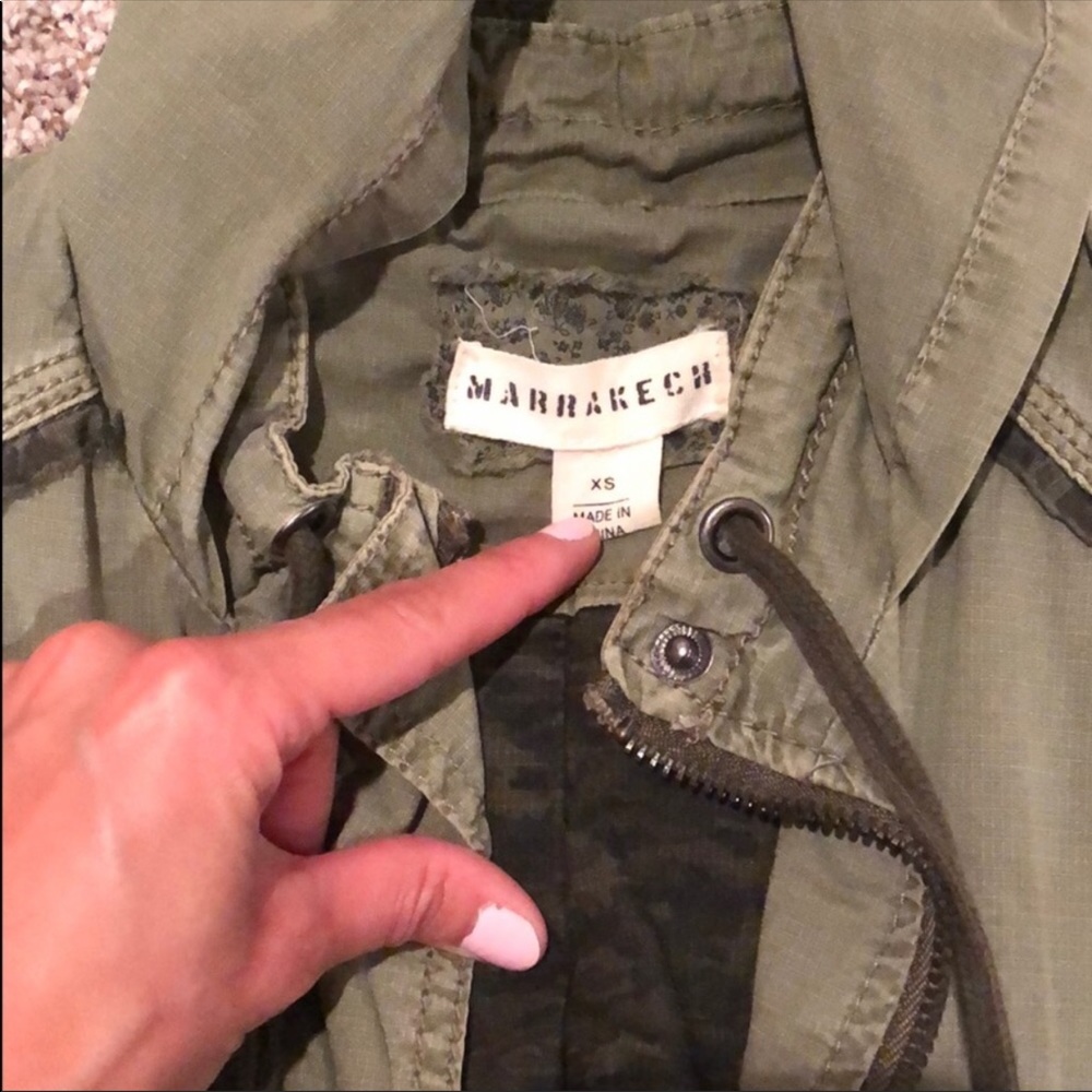 Marrakech Army green utility vest - Picture 2 of 3